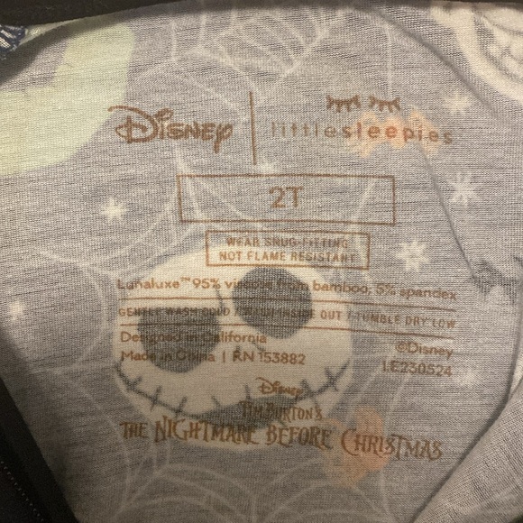 Lot of 3 Little Sleepies Zippies Pajamas- size 2T - Picture 2 of 5